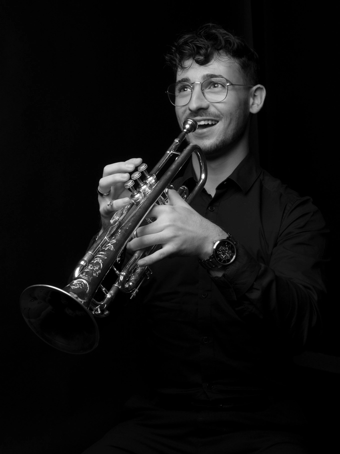 Raphaël Sérié, trompettiste du collectif Resonance Brass